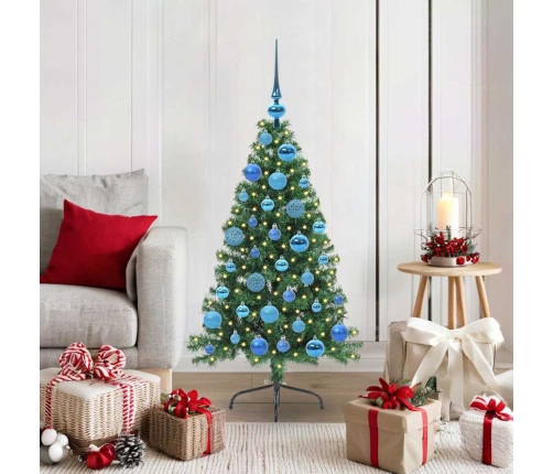Mākslīgais Led Ziemassvētku Eglīte Su 150 Led Zaļa 120 Cm Pvc Vidaxl
