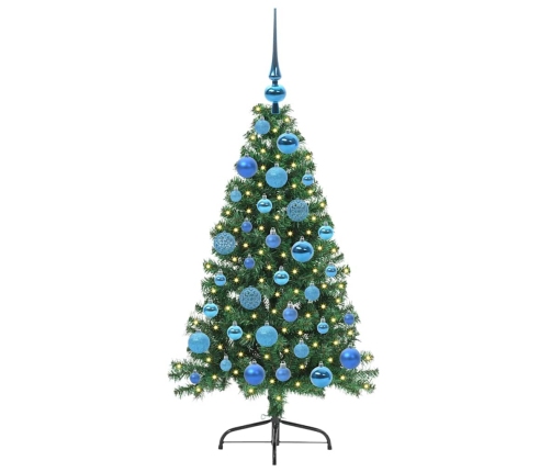 Mākslīgais Led Ziemassvētku Eglīte Su 150 Led Zaļa 120 Cm Pvc Vidaxl