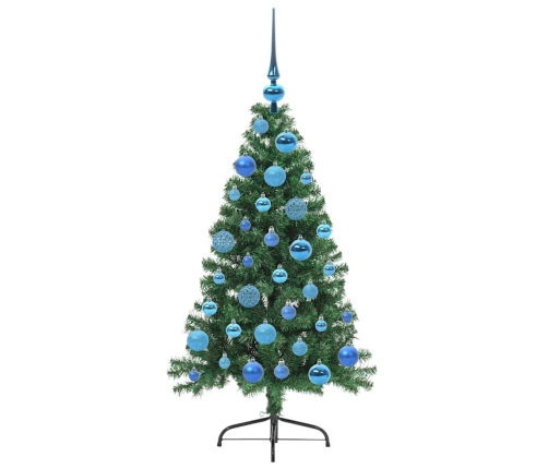 Mākslīgais Led Ziemassvētku Eglīte Su 150 Led Zaļa 120 Cm Pvc Vidaxl