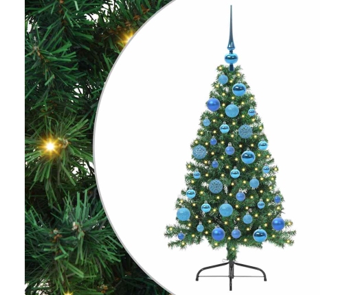 Mākslīgais Led Ziemassvētku Eglīte Su 150 Led Zaļa 120 Cm Pvc Vidaxl