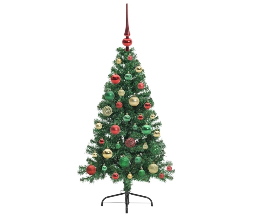 Mākslīgais Led Ziemassvētku Eglīte Su 150 Led Zaļa 120 Cm Pvc Vidaxl