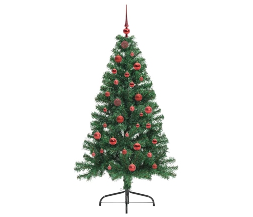 Mākslīgais Led Ziemassvētku Eglīte Su 150 Led Zaļa 150 Cm Pvc Vidaxl