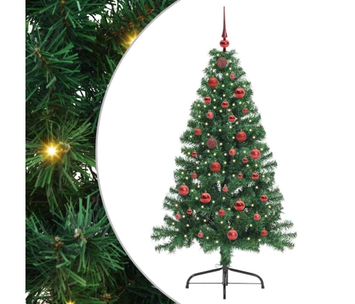 Mākslīgais Led Ziemassvētku Eglīte Su 150 Led Zaļa 150 Cm Pvc Vidaxl