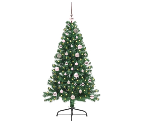 Mākslīgais Led Ziemassvētku Eglīte Su 150 Led Zaļa 150 Cm Pvc Vidaxl