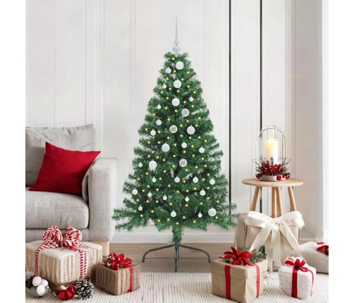 Mākslīgais Led Ziemassvētku Eglīte Su 150 Led Zaļa 150 Cm Pvc Vidaxl