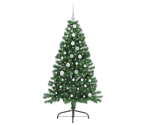 Mākslīgais Led Ziemassvētku Eglīte Su 150 Led Zaļa 150 Cm Pvc Vidaxl