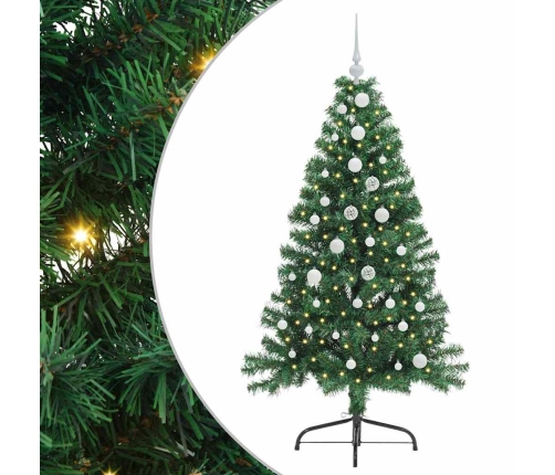 Mākslīgais Led Ziemassvētku Eglīte Su 150 Led Zaļa 150 Cm Pvc Vidaxl