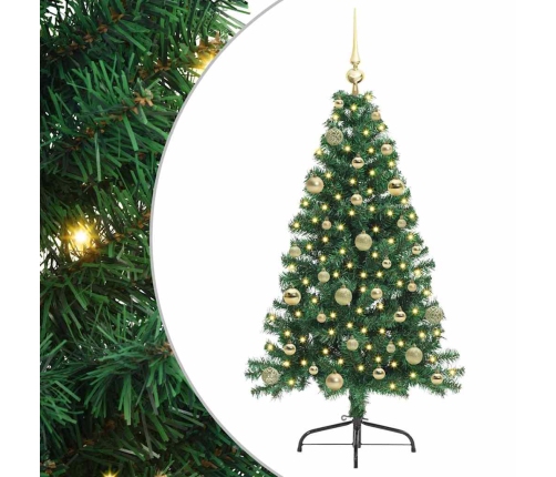 Mākslīgais Led Ziemassvētku Eglīte Su 150 Led Zaļa 150 Cm Pvc Vidaxl