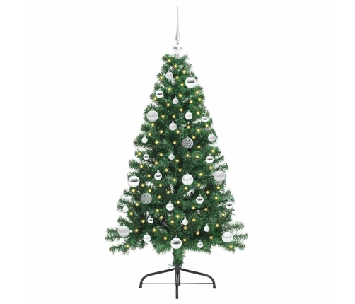 Mākslīgais Led Ziemassvētku Eglīte Su 150 Led Zaļa 150 Cm Pvc Vidaxl