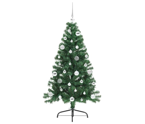 Mākslīgais Led Ziemassvētku Eglīte Su 150 Led Zaļa 150 Cm Pvc Vidaxl