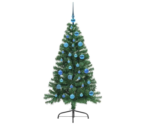 Mākslīgais Led Ziemassvētku Eglīte Su 150 Led Zaļa 150 Cm Pvc Vidaxl