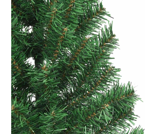 Mākslīgais Iepriekš Apgaismotais Ziemassvētku Koks Zaļa 180 Cm Vidaxl