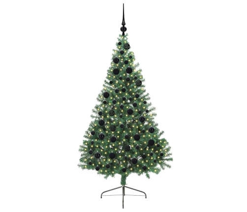 Mākslīgais Led Ziemassvētku Eglīte Su 300 Led Zaļa 180 Cm Pvc Vidaxl