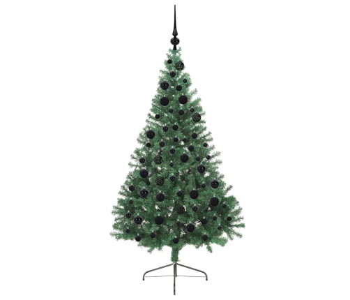 Mākslīgais Led Ziemassvētku Eglīte Su 300 Led Zaļa 180 Cm Pvc Vidaxl