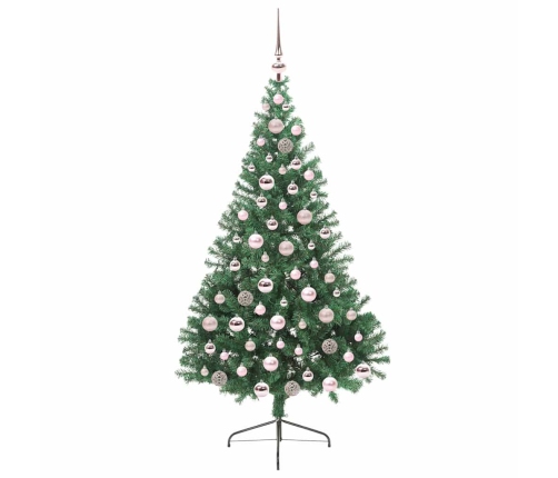 Mākslīgais Led Ziemassvētku Eglīte Su 300 Led Zaļa 180 Cm Pvc Vidaxl