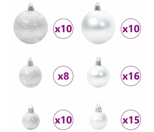 Mākslīgais Led Ziemassvētku Eglīte Su 300 Led Zaļa 210 Cm Pvc Vidaxl