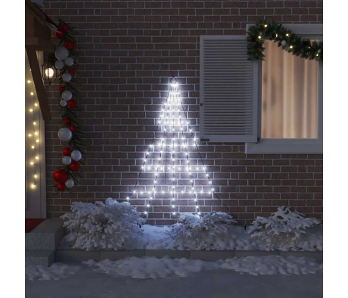 Led Ziemassvētku Koks Su 112 Led Vēsi Balts 511 Cm Metāla Vidaxl