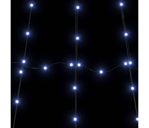 Led Ziemassvētku Koks Su 112 Led Zila 511 Cm Metāla Vidaxl