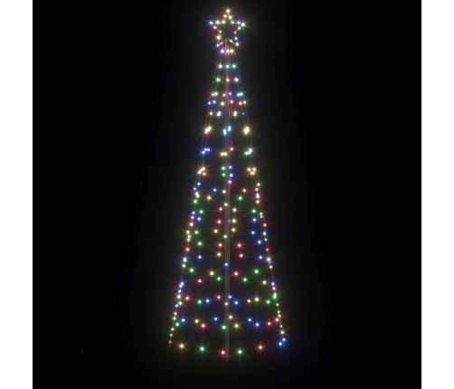 Led Ziemassvētku Koks Su 390 Led Daudzkrāsains 250 Cm Dzelzs Vidaxl