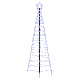 Led Ziemassvētku Koks Su 390 Led Zila 250 Cm Dzelzs Vidaxl