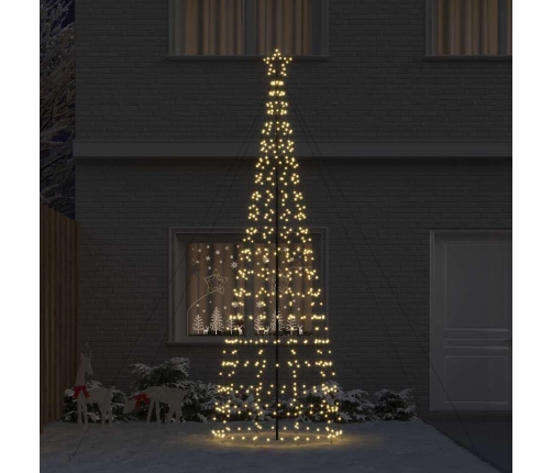 Led Ziemassvētku Koks Su 800 Led Silti Balts 400 Cm Dzelzs Vidaxl