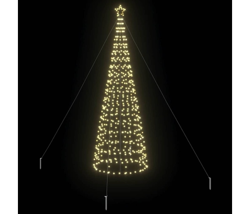 Led Ziemassvētku Koks Su 800 Led Silti Balts 400 Cm Dzelzs Vidaxl