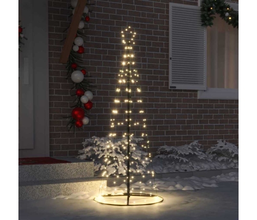 Led Ziemassvētku Koks Su 390 Led Silti Balts 250 Cm Dzelzs Vidaxl