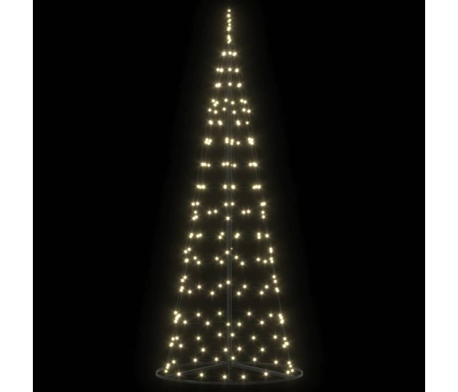 Led Ziemassvētku Koks Su 390 Led Silti Balts 250 Cm Dzelzs Vidaxl