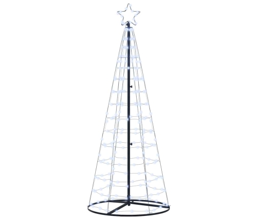 Led Ziemassvētku Koks Su 390 Led Vēsi Balts 250 Cm Dzelzs Vidaxl