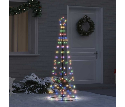 Led Ziemassvētku Koks Su 390 Led Daudzkrāsains 250 Cm Dzelzs Vidaxl