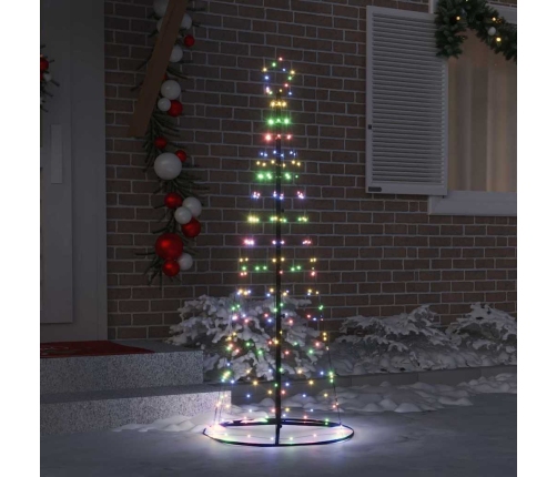 Led Ziemassvētku Koks Su 390 Led Daudzkrāsains 250 Cm Dzelzs Vidaxl