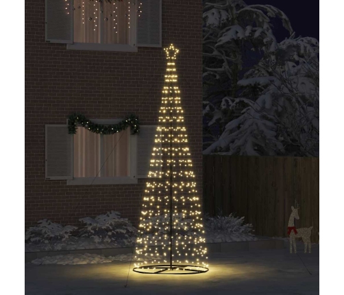 Led Ziemassvētku Koks Su 800 Led Silti Balts 400 Cm Dzelzs Vidaxl