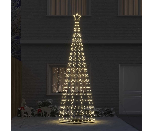 Led Ziemassvētku Koks Su 800 Led Silti Balts 400 Cm Dzelzs Vidaxl