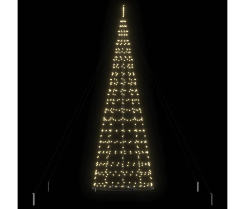 Led Ziemassvētku Koks Su 800 Led Silti Balts 400 Cm Dzelzs Vidaxl