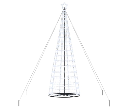 Led Ziemassvētku Koks Su 800 Led Vēsi Balts 400 Cm Dzelzs Vidaxl