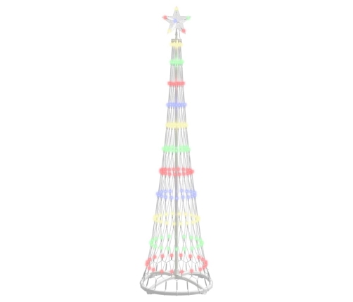 Led Ziemassvētku Koks Daudzkrāsains 138.5 X 138.5 X 399 Cm Vidaxl