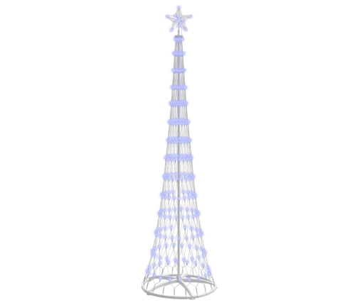 Led Ziemassvētku Koks Zila 138.5 X 138.5 X 399 Cm Metāla Vidaxl