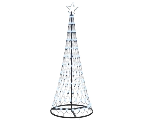Led Ziemassvētku Koks Vēsi Balts 138.5 X 138.5 X 399 Cm Metāla Vidaxl