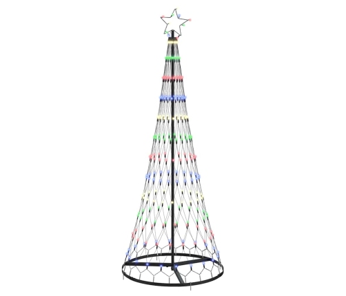 Led Ziemassvētku Koks Daudzkrāsains 138.5 X 138.5 X 399 Cm Vidaxl