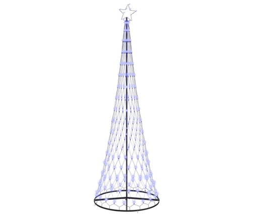 Led Ziemassvētku Koks Zila 138.5 X 138.5 X 399 Cm Metāla Vidaxl