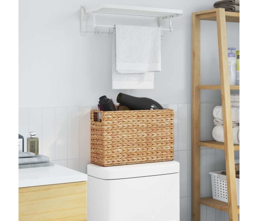 Žurnālu Grozi 2 Pcs Dabiska 39 X 14 X 25 Cm Ūdens Hiacintes Vidaxl