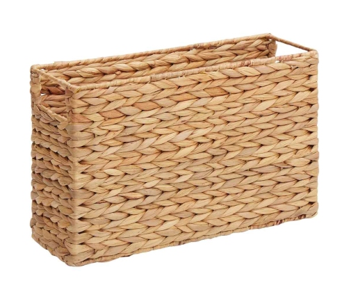 Žurnālu Grozi 2 Pcs Dabiska 39 X 14 X 25 Cm Ūdens Hiacintes Vidaxl