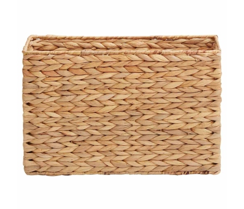 Žurnālu Grozi 2 Pcs Dabiska 39 X 14 X 25 Cm Ūdens Hiacintes Vidaxl