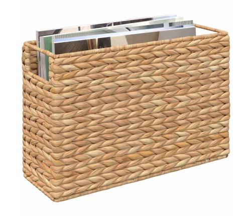 Žurnālu Grozi 2 Pcs Dabiska 39 X 14 X 25 Cm Ūdens Hiacintes Vidaxl