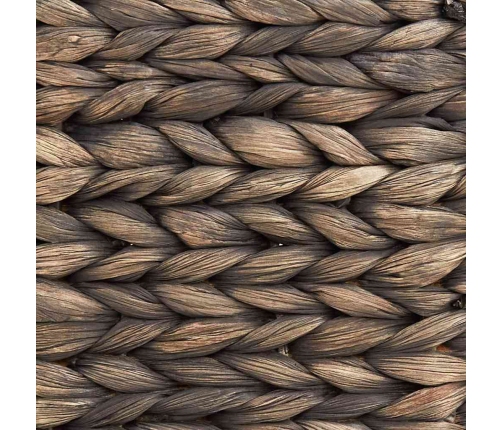 Ziemassvētku Koka Apmale Melna 90 X 90 X 28 Cm Ūdens Hiacintes Vidaxl