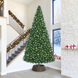 Ziemassvētku Koka Apmale Melna 90 X 90 X 28 Cm Ūdens Hiacintes Vidaxl