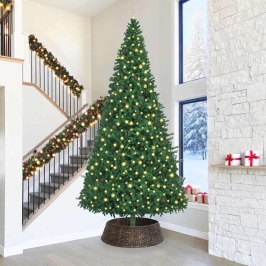 Ziemassvētku Koka Apmale Melna 105 X 105 X 28 Cm Vidaxl