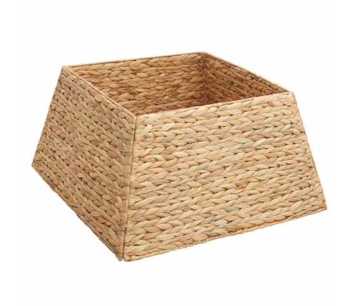 Ziemassvētku Koka Apmale Brūna 50 X 50 X 25 Cm Ūdens Hiacintes Vidaxl