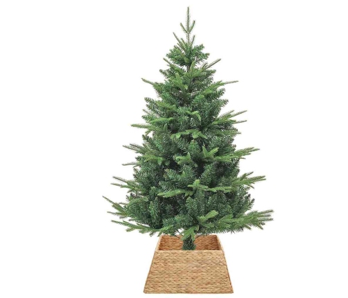 Ziemassvētku Koka Apmale Brūna 60 X 60 X 28 Cm Ūdens Hiacintes Vidaxl