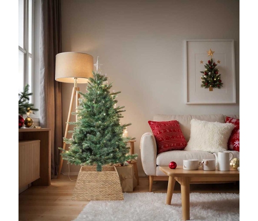 Ziemassvētku Koka Apmale Brūna 70 X 70 X 28 Cm Ūdens Hiacintes Vidaxl